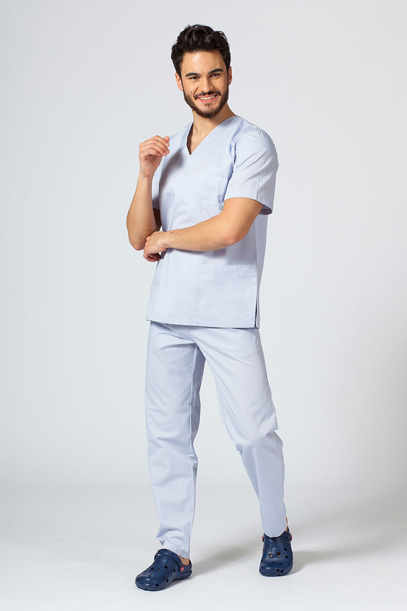 Univerzálne lekárske nohavice Sunrise Uniforms světlo šedé-4
