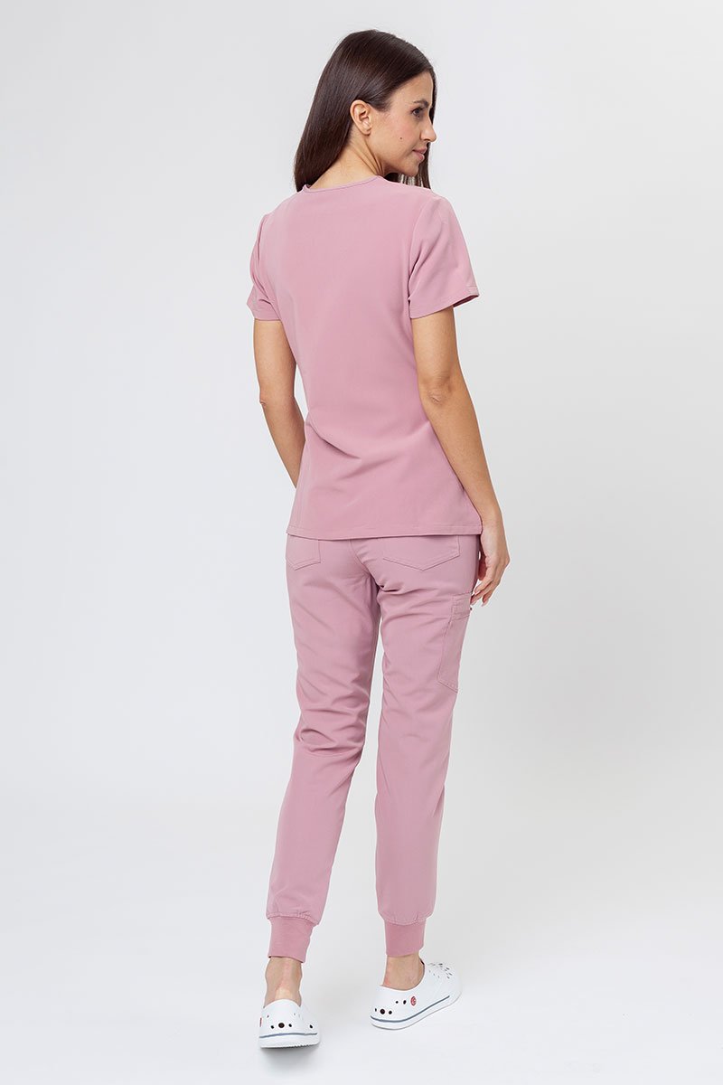 Dámska lekárska blúza Uniforms World 518GTK™ Phillip pastelová ružová-5