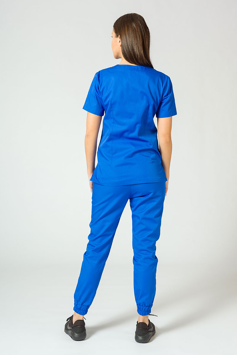 Lekárske nohavice Sunrise Uniforms Easy jogger kráľovsky modrá-3