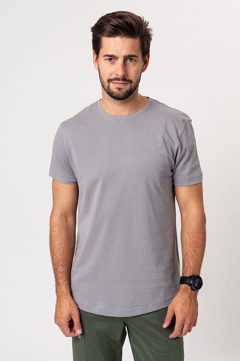 Pánske tričko Malfini Origin (štandard GOTS - organická bavlna) šedá-2
