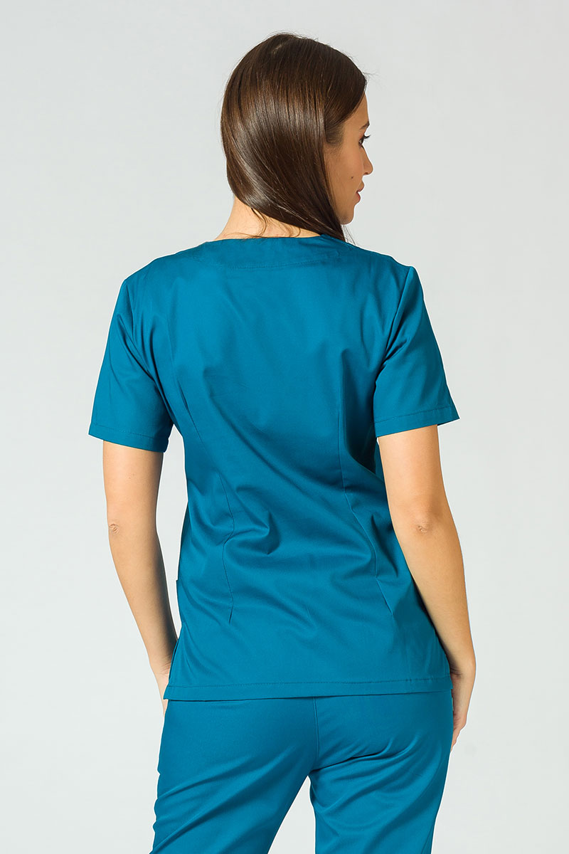 Lekárska blúzka Sunrise Uniforms karibsky modrá PROMO-2
