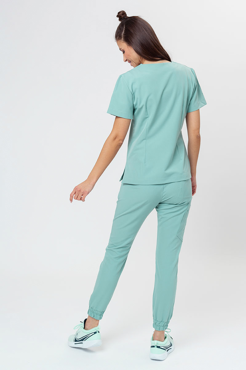Lekárska blúzka Sunrise Uniforms Premium Joy aqua-1