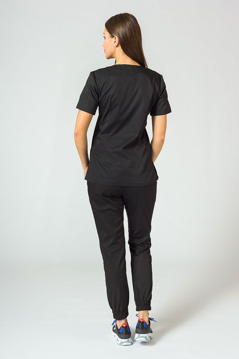 Lekárske nohavice Sunrise Uniforms Easy jogger čierne-3