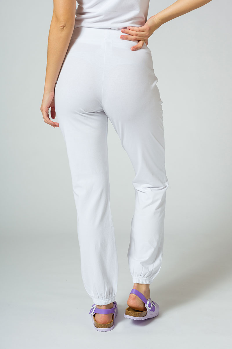 Dámske teplákové nohavice Malfini Leisure biele-1
