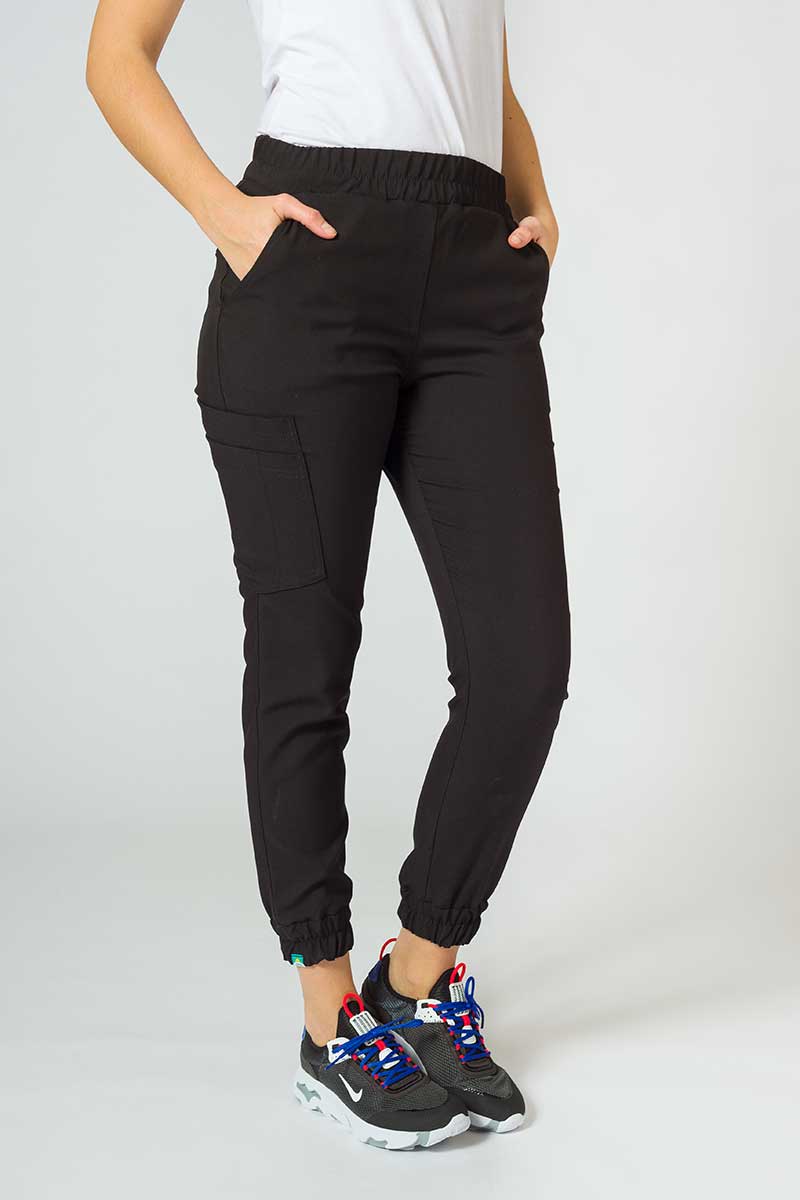 Lekárska súprava Sunrise Uniforms Premium (blúzka Joy, nohavice Chill) čierna-6