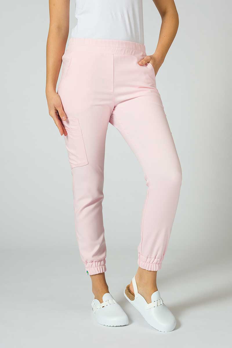 Lekárska súprava Sunrise Uniforms Premium (blúzka Joy, nohavice Chill) pastelová ružová-9