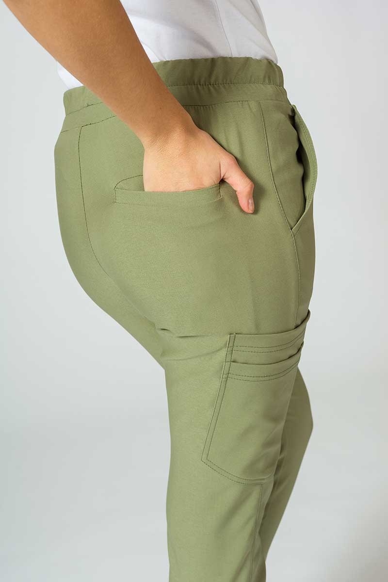 Dámske nohavice Sunrise Uniforms Premium Chill jogger olivkové-7