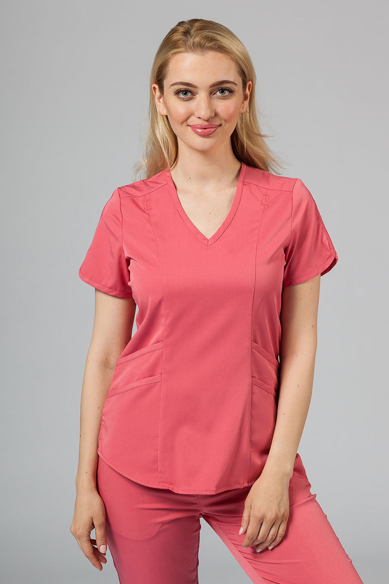 Lekárska súprava Adar Uniforms Yoga ružová (s blúzou Modern - elastic)-2