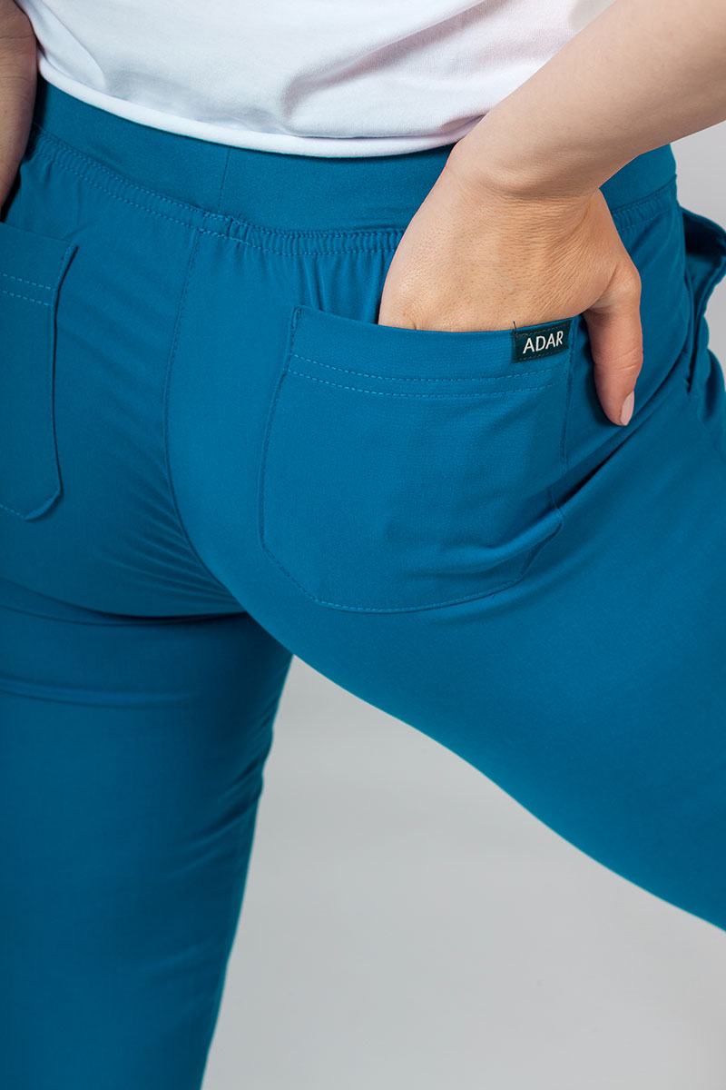 Dámske nohavice Adar Uniforms Leg Yoga kráľovsky modré-4