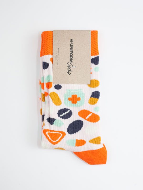 Farebné ponožky Take Your Meds - UniformSocks-3