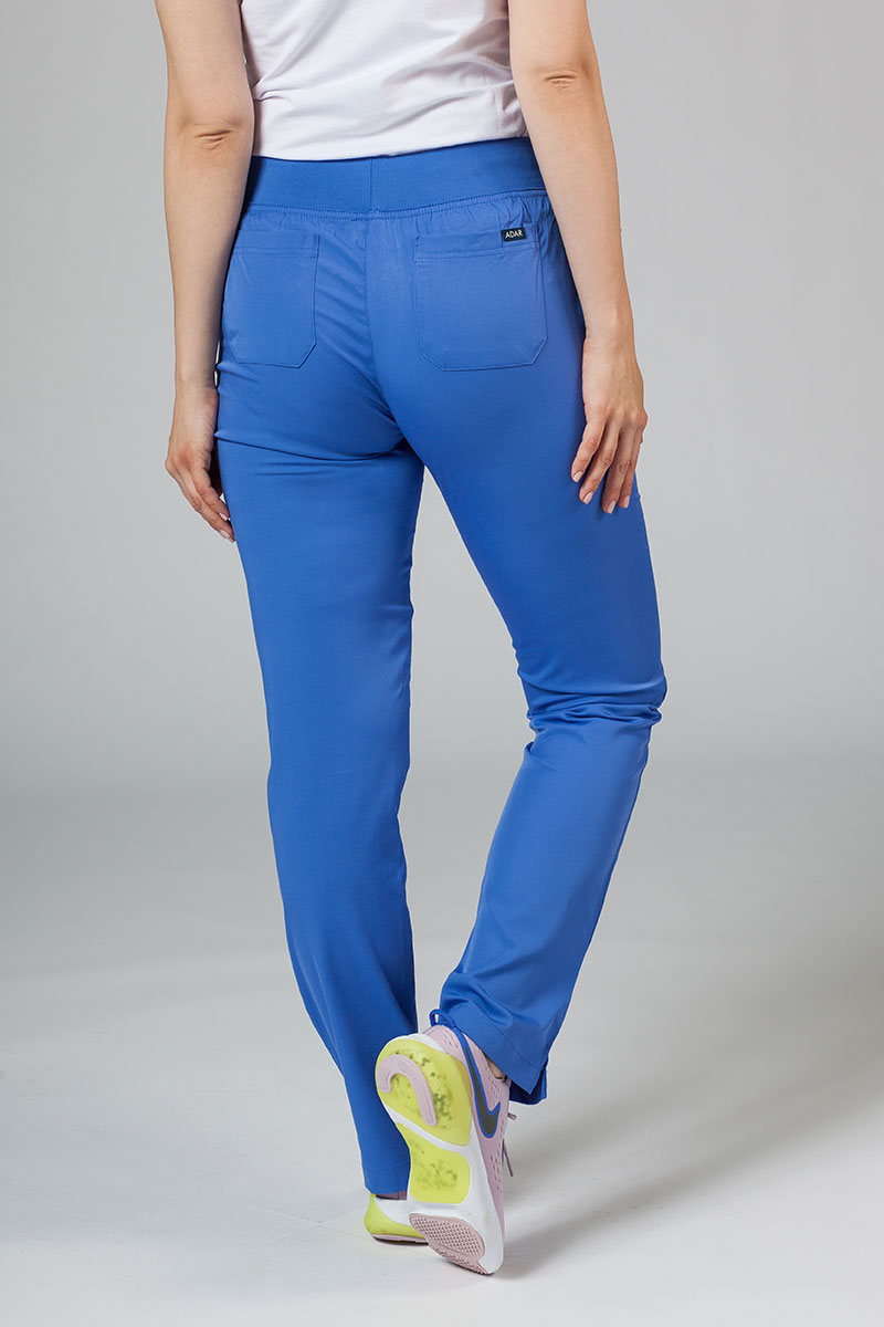 Dámske nohavice Adar Uniforms Leg Yoga klasicky modré-1