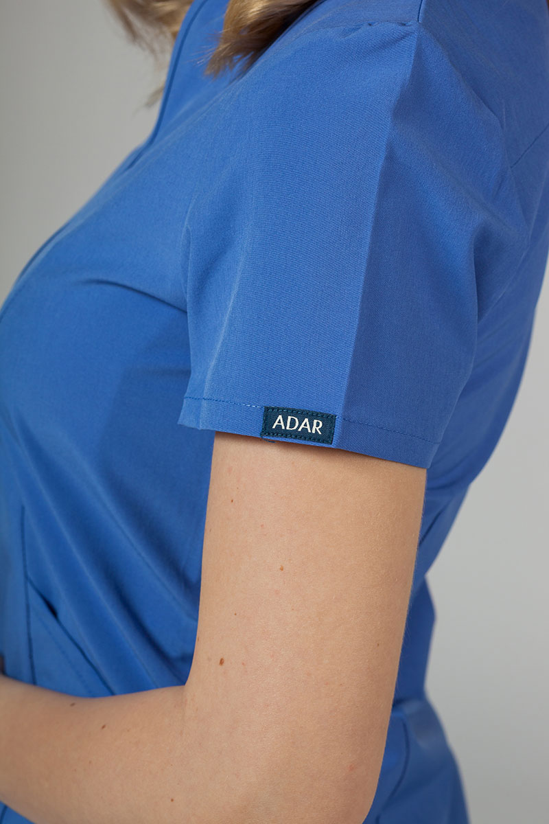 Dámska blúzka Adar Uniforms Notched klasicky modrá-6