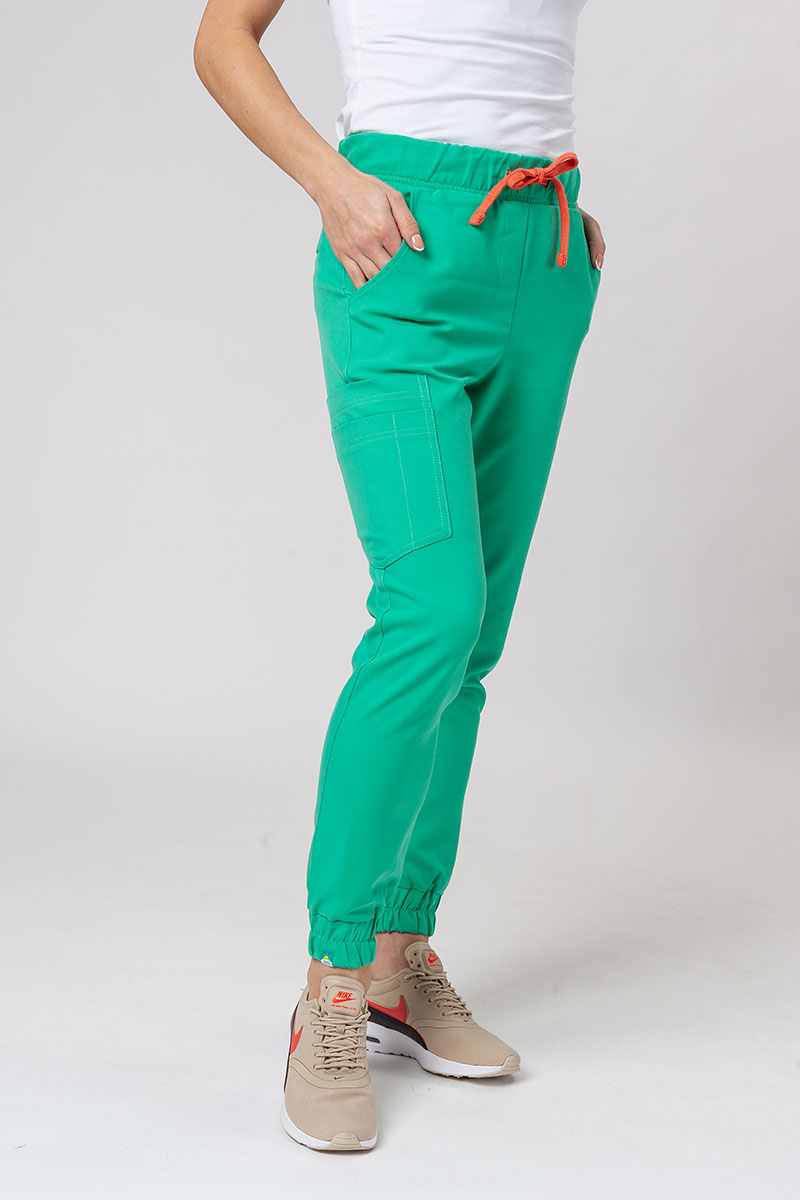 Lekárska súprava Sunrise Uniforms Premium (blúzka Joy, nohavice Chill) jasno zelená-6