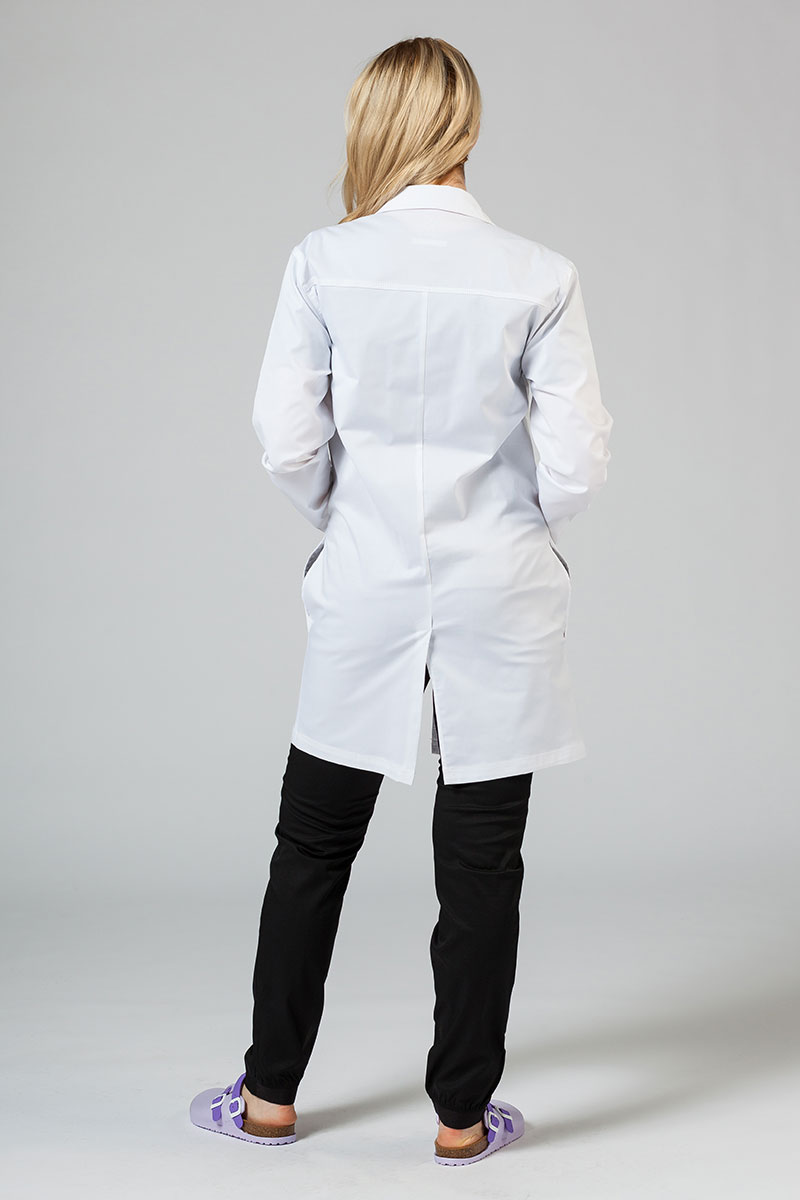 Lekársky plášť Adar Uniforms Snap biely (elastický)-3