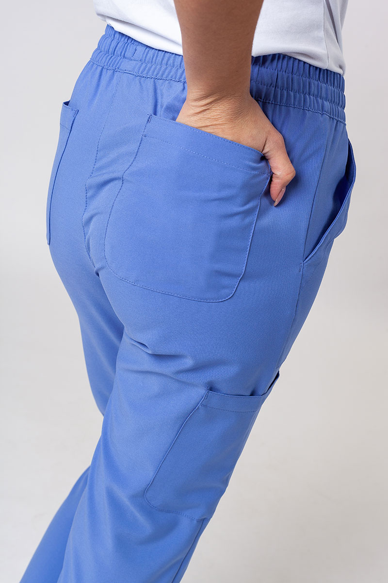Dámske lekárske nohavice Maevn Momentum 6-pocket klasicky modré-4