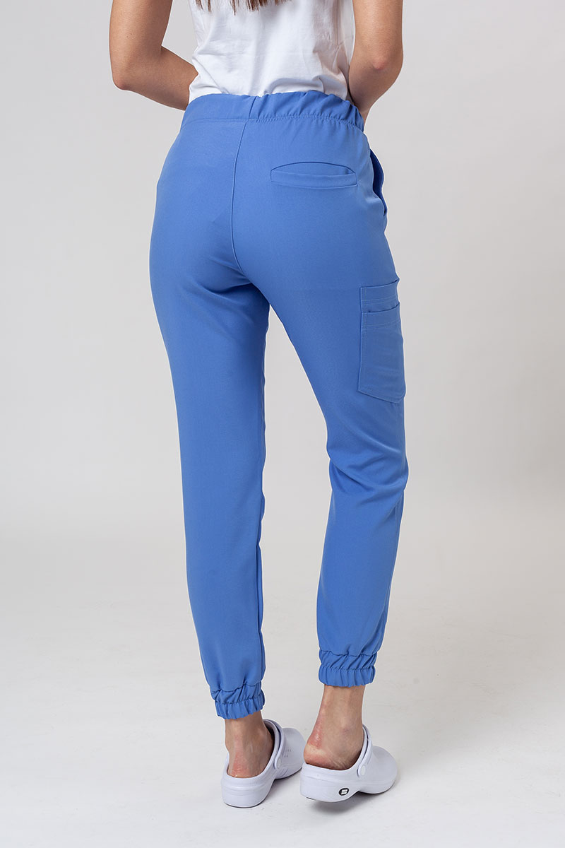 Dámske lekárske nohavice Sunrise Uniforms Premium Chill jogger modré-1