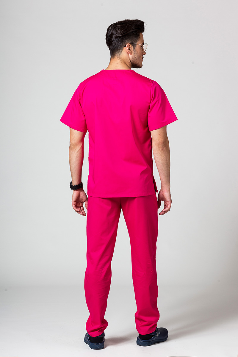 Pánská zdravotnická súprava Sunrise Uniforms malinová-1