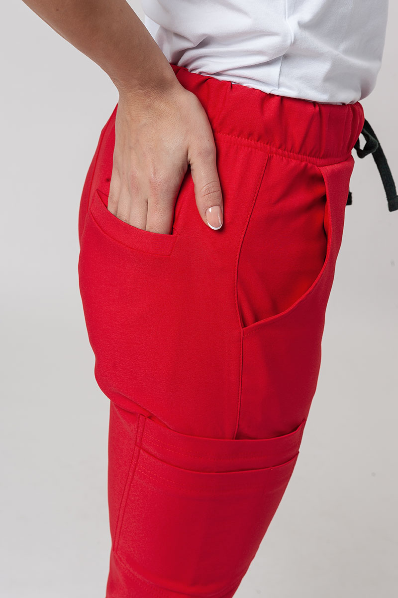 Dámske nohavice Sunrise Uniforms Premium Chill jogger červené-3