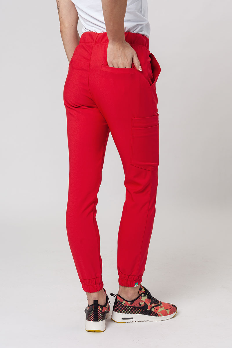 Dámske nohavice Sunrise Uniforms Premium Chill jogger červené-1