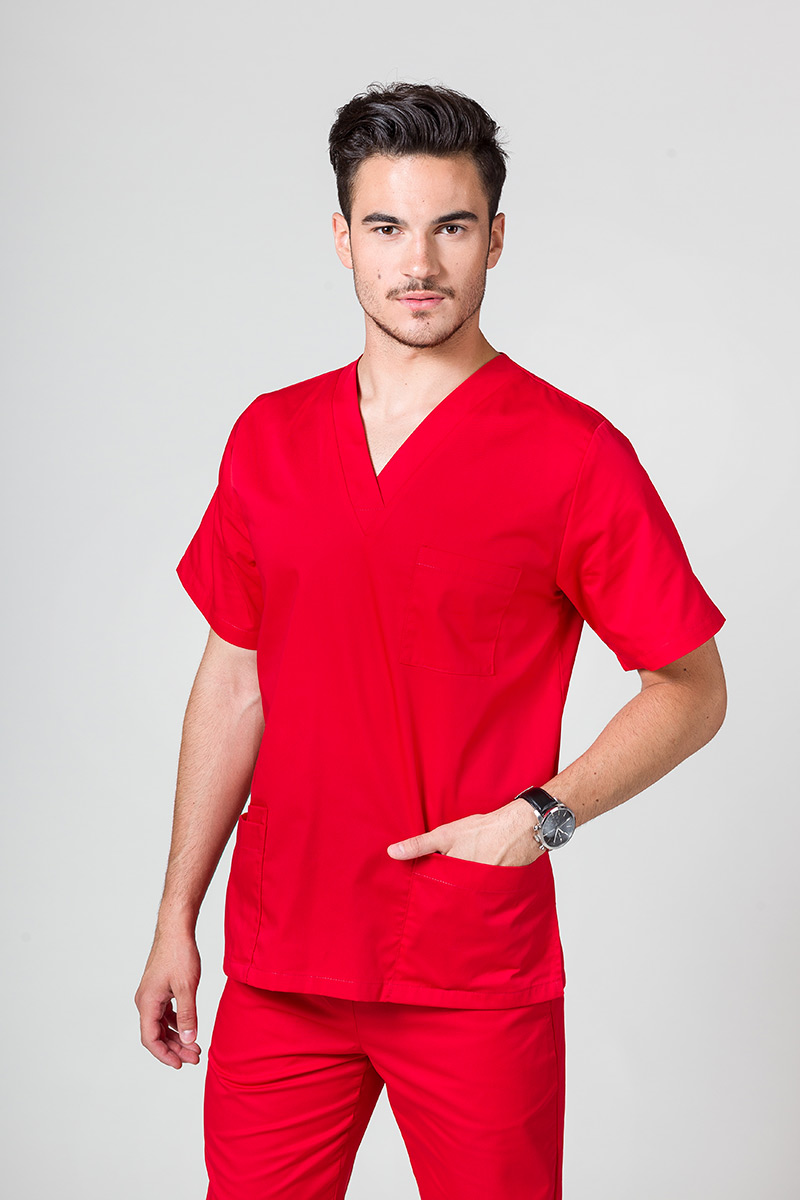 Pánská zdravotnická súprava Sunrise Uniforms červená-2