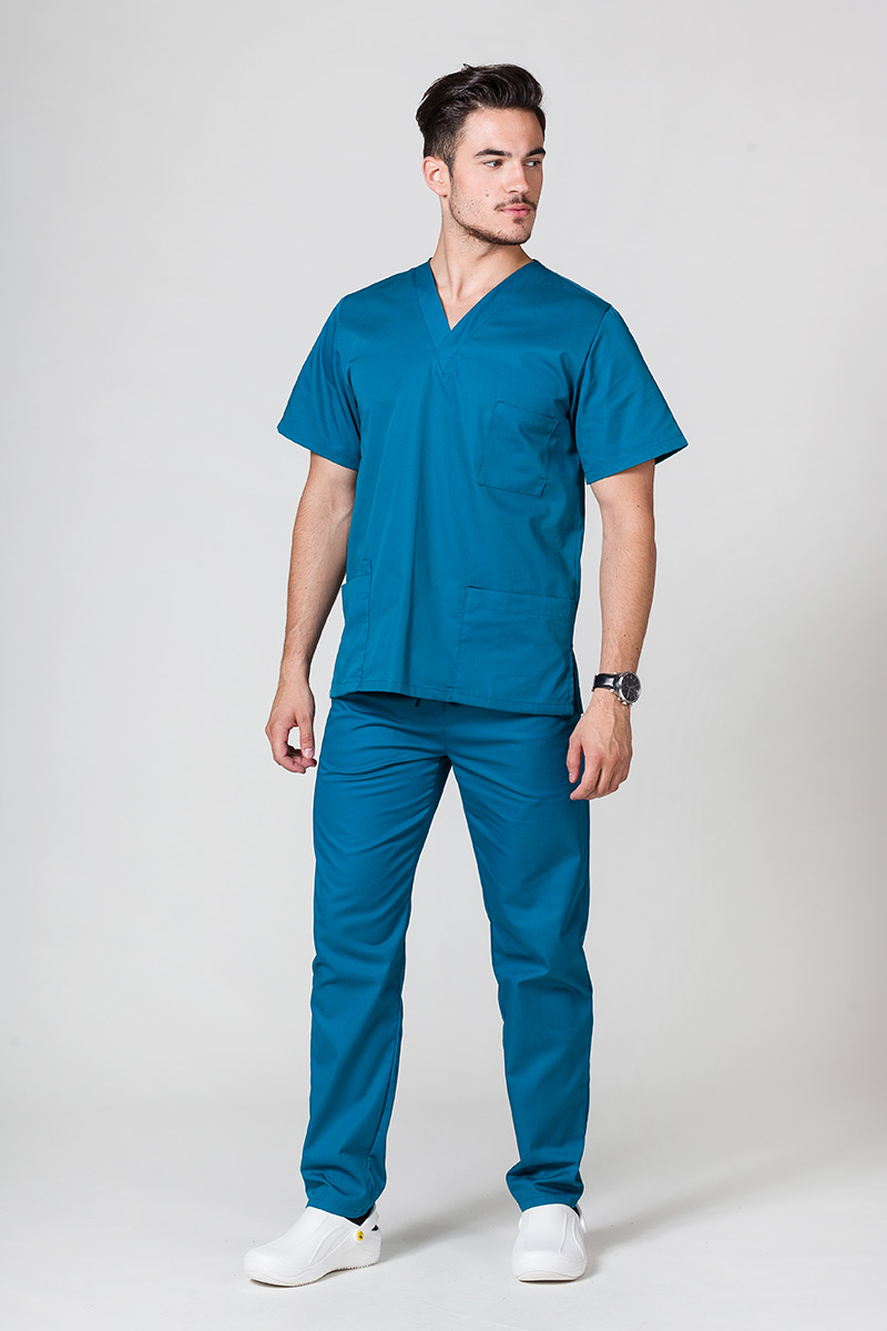 Univerzálne lekárske nohavice Sunrise Uniforms karaibsky modré-3