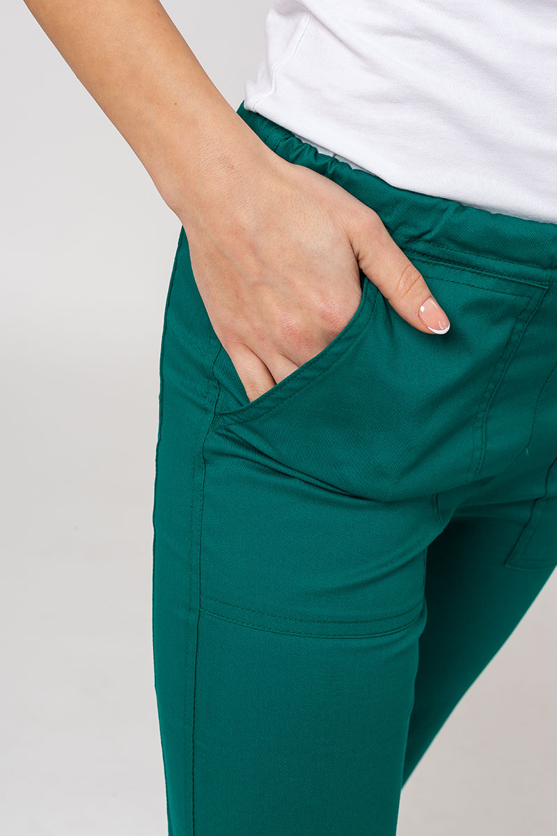 Lekárske dámske nohavice Cherokee Core Stretch Mid Rise zelená-2