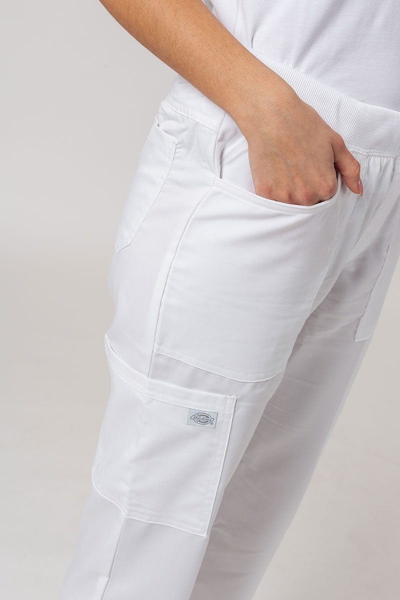 Lekárske dámske nohavice Dickies Balance Mid Rise biele-3