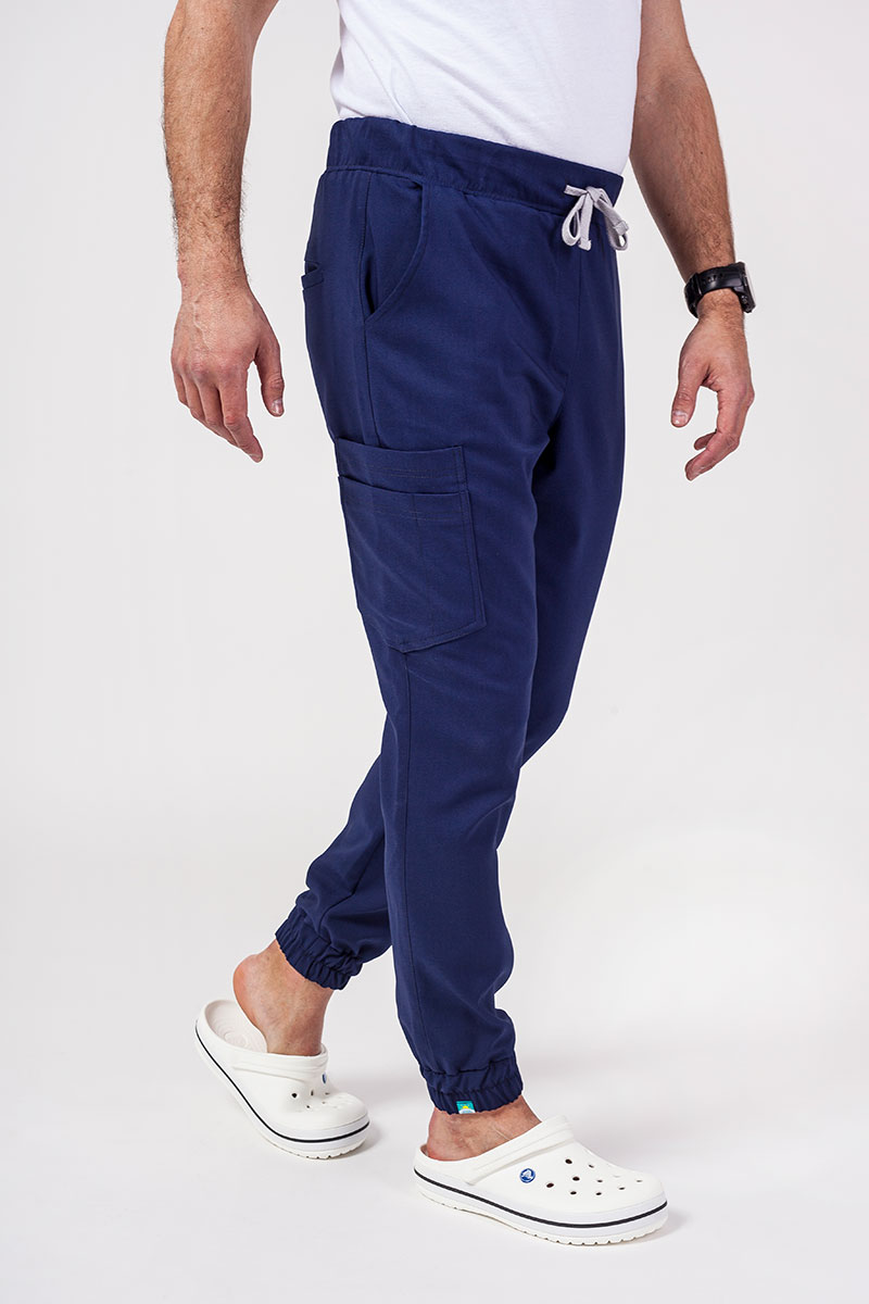 Lekárska súprava Sunrise Uniforms Premium Men (blúzka Dose, nohavice Select) námornícká modrá-9