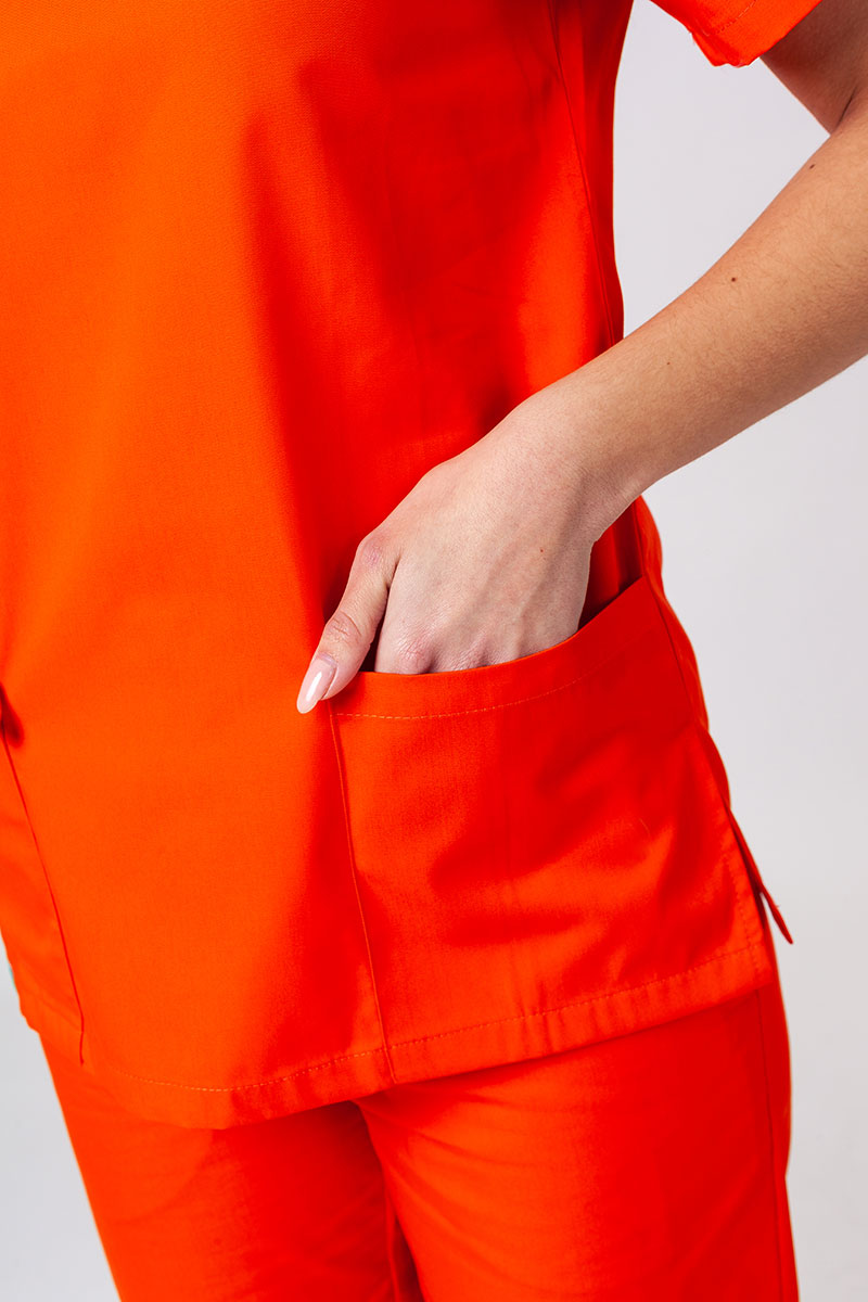 Lekárska dámska blúzka Sunrise Uniforms Basic Light oranžová-3