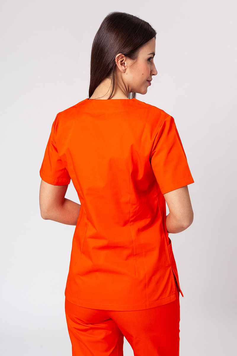 Lekárska dámska blúzka Sunrise Uniforms Basic Light oranžová-1