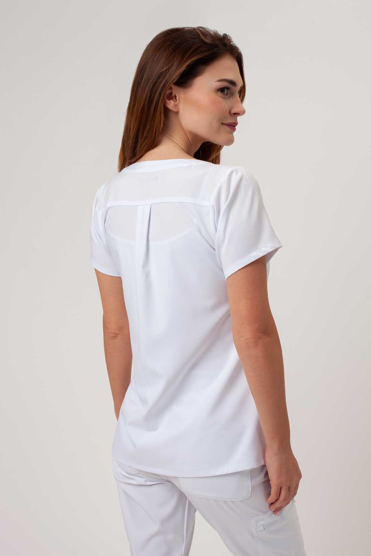 Dámska lekárska blúza Maevn Momentum Dolman biela-2