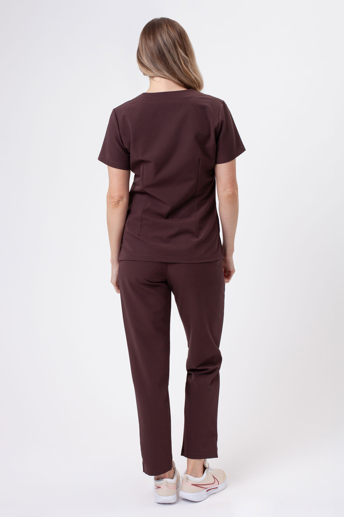 Dámske lekárske nohavice Sunrise Uniforms Premium Pride choco-6