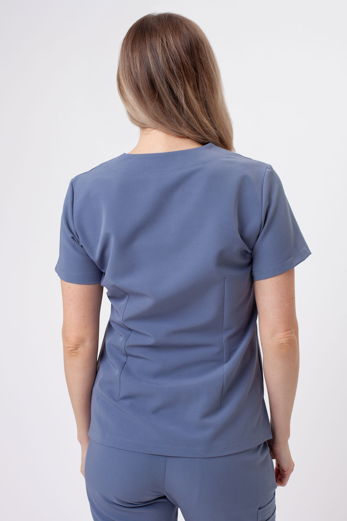 Dámska lekárska blúza Sunrise Uniforms Premium Aura thunder-2