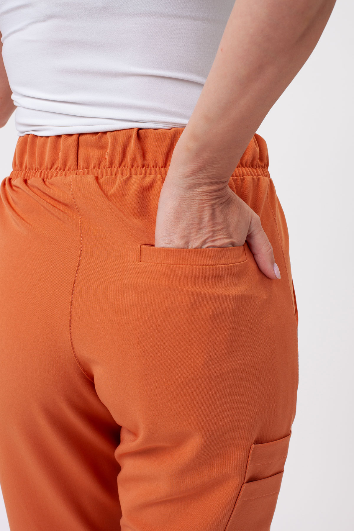 Dámske lekárske nohavice Sunrise Uniforms Premium Vibe jogger caramel-4