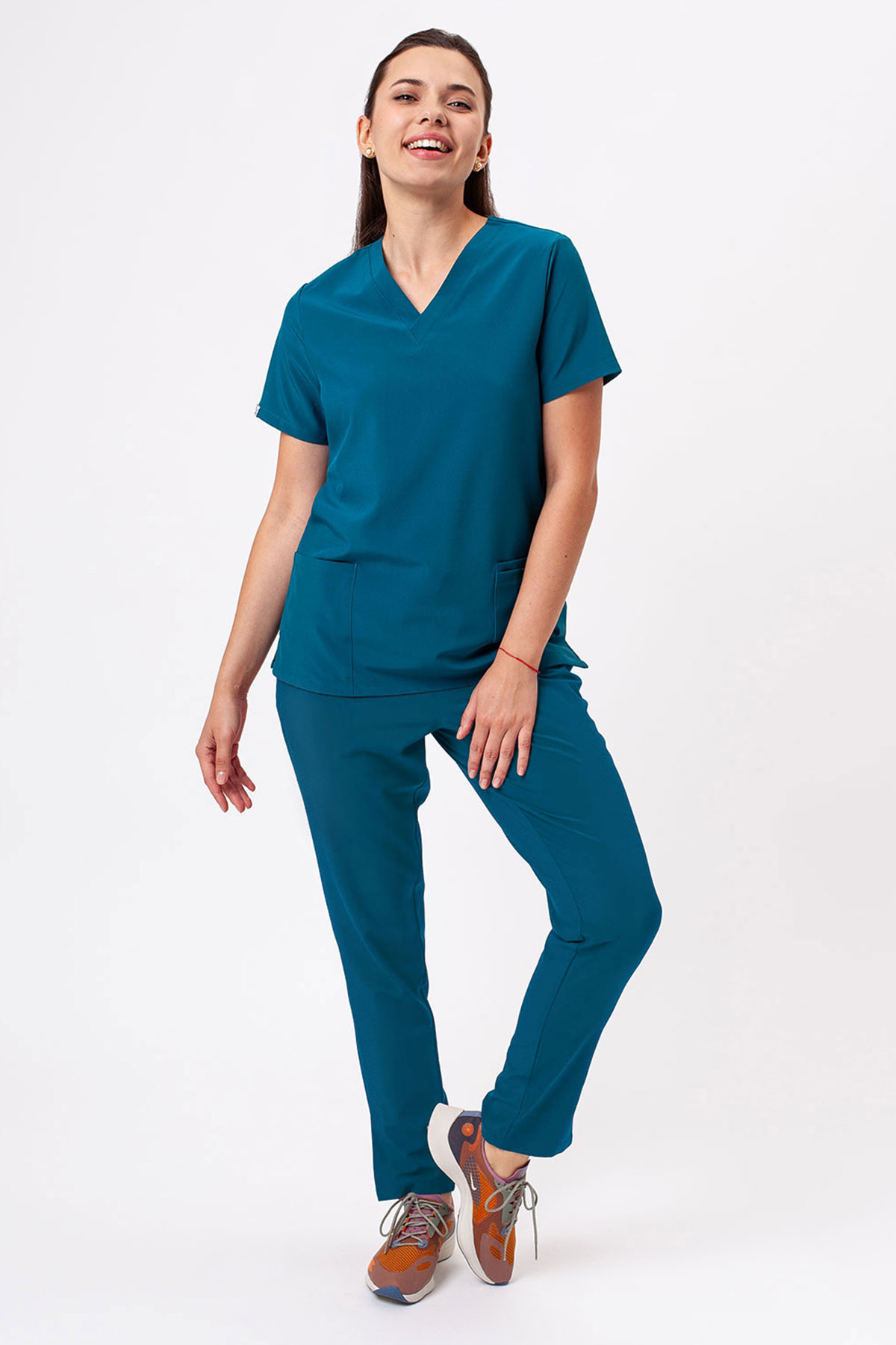 Dámska lekárska súprava Sunrise Move Line karaibsky modrá-1