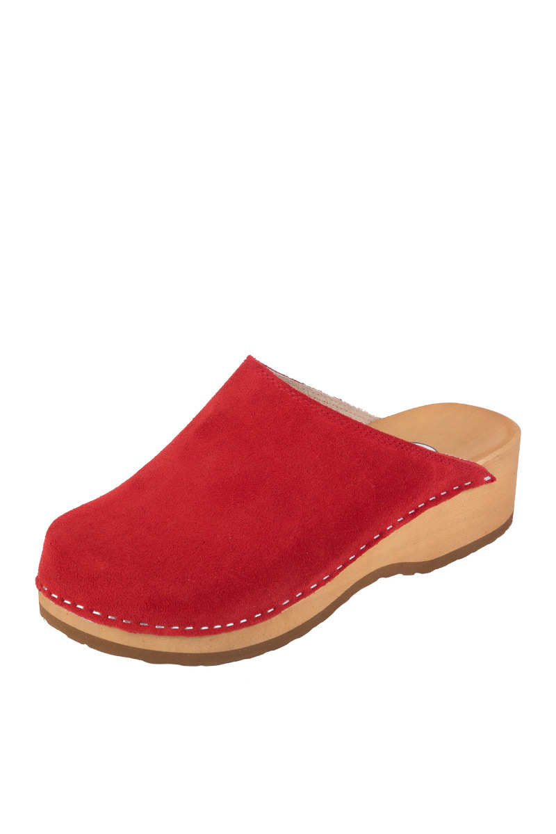 Zdravotnícka obuv Buxa model PZM1 červená semiš-2