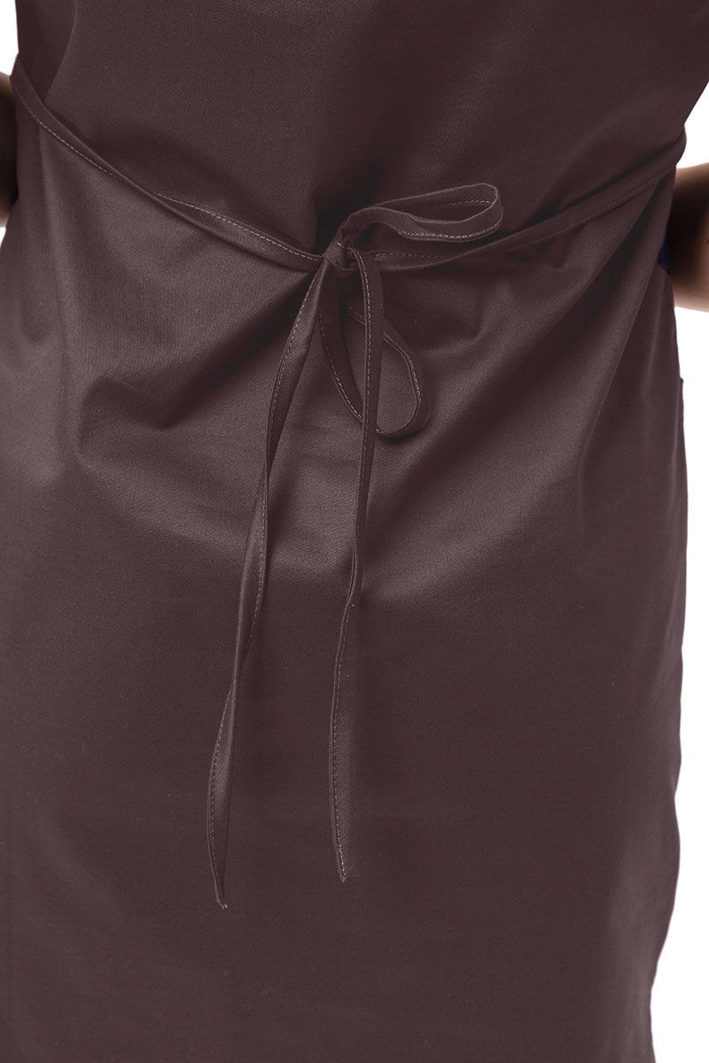 Dámske lekárske šaty Sunrise Uniforms Vital choco-4