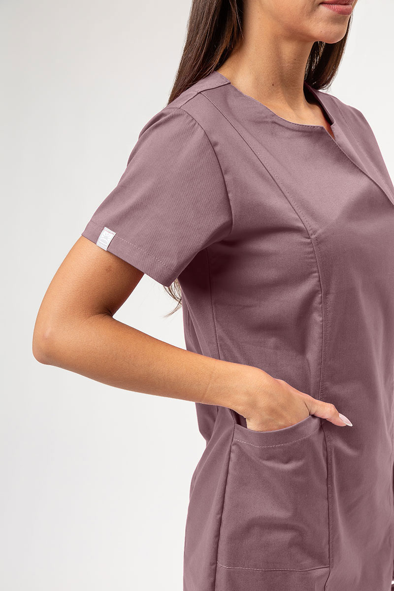 Dámske lekárske šaty Sunrise Uniforms Charm cappuccino-3