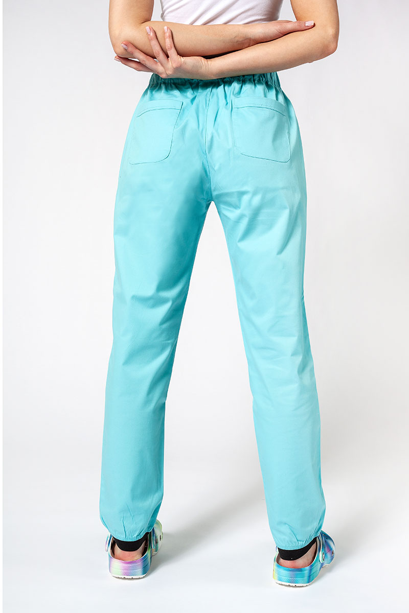 Dámské lekárske nohavice Sunrise Uniforms Active Loose aqua-1