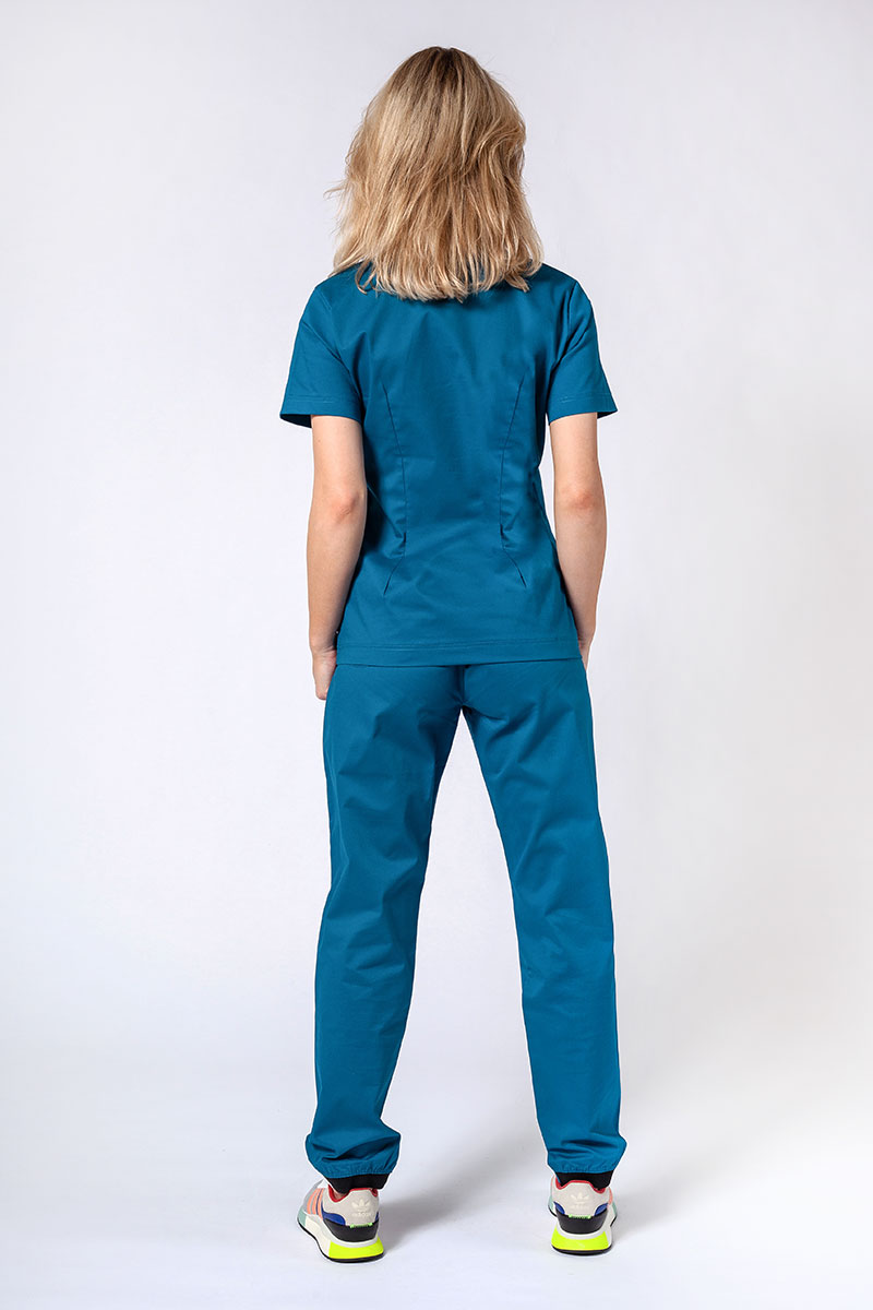 Dámské lekárske nohavice Sunrise Uniforms Active Loose karaibsky modré-7
