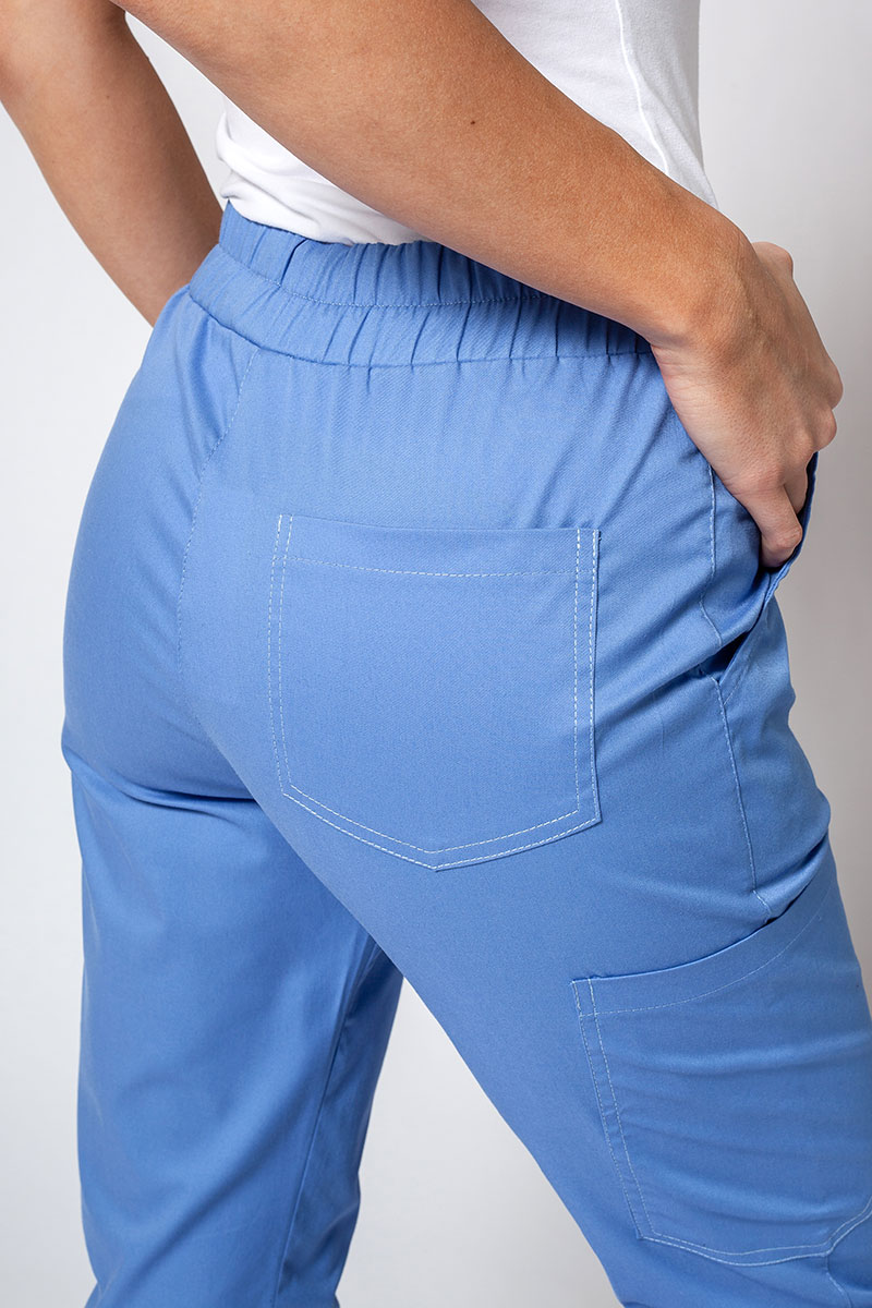 Dámske lekárske nohavice Sunrise Uniforms Active Air jogger klasicky modré-3