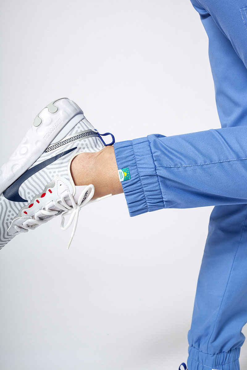 Dámske lekárske nohavice Sunrise Uniforms Active Air jogger klasicky modré-4