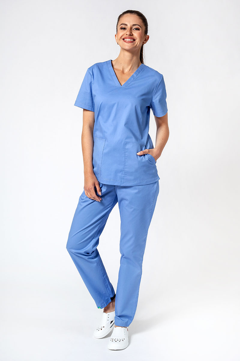 Dámské lekárske nohavice Sunrise Uniforms Active Loose klasicky modré-4