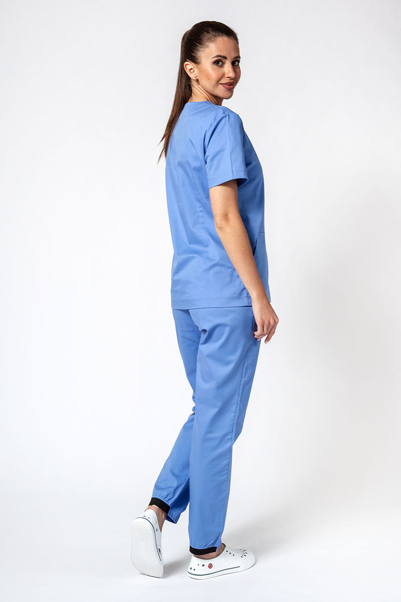 Dámské lekárske nohavice Sunrise Uniforms Active Loose klasicky modré-5