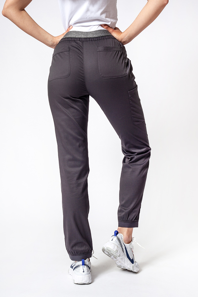 Dámske lekárske nohavice Maevn Matrix Contrast semi-jogger šedé-1
