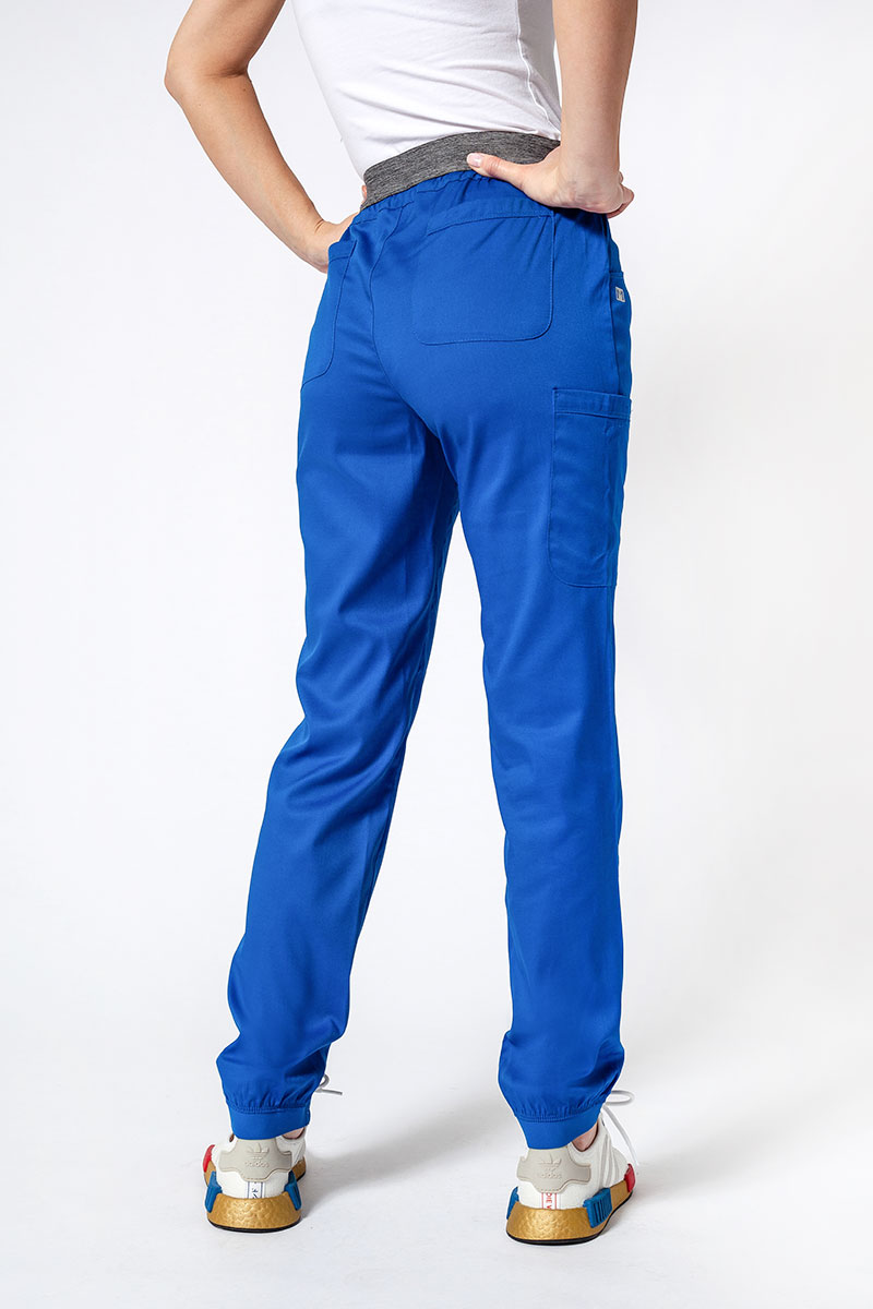 Dámske lekárske nohavice Maevn Matrix Contrast semi-jogger kráľovsky modré-1