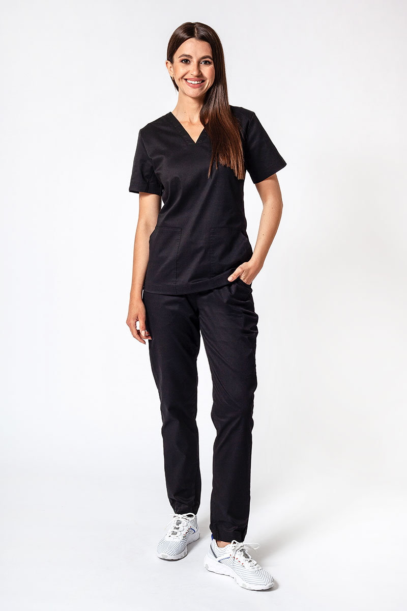 Dámské lekárske nohavice Sunrise Uniforms Active Loose čierne-6