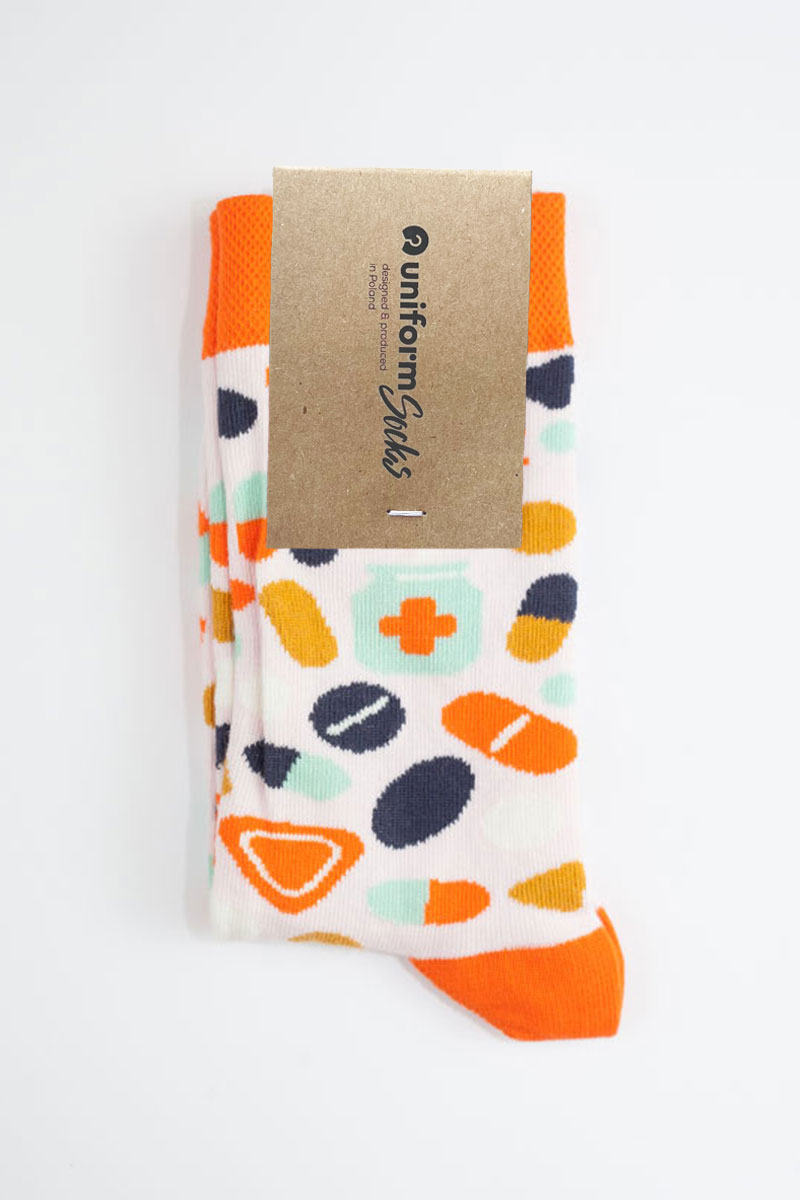 Farebné ponožky Take Your Meds - UniformSocks-3