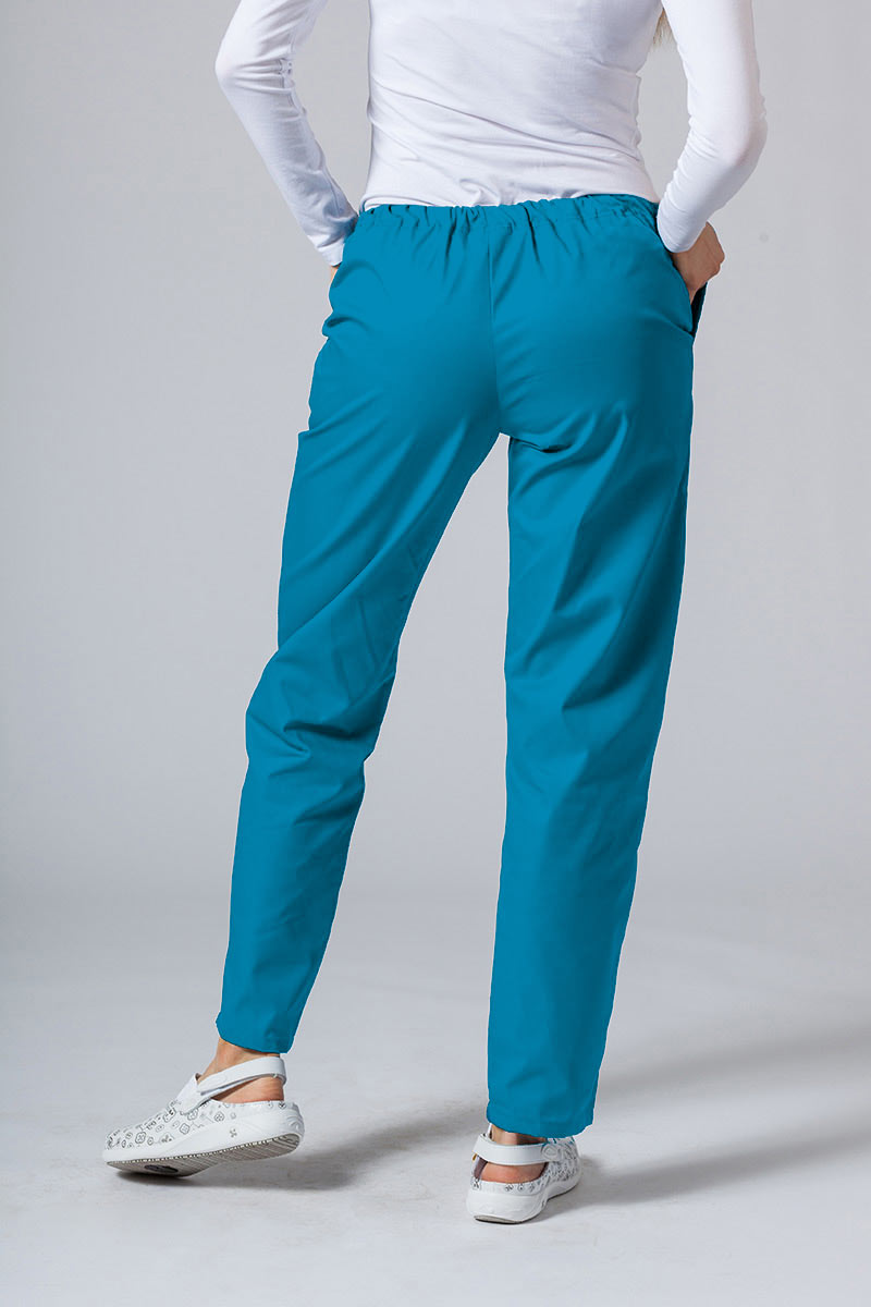 Univerzálne lekárske nohavice Sunrise Uniforms karaibsky modré promo-1