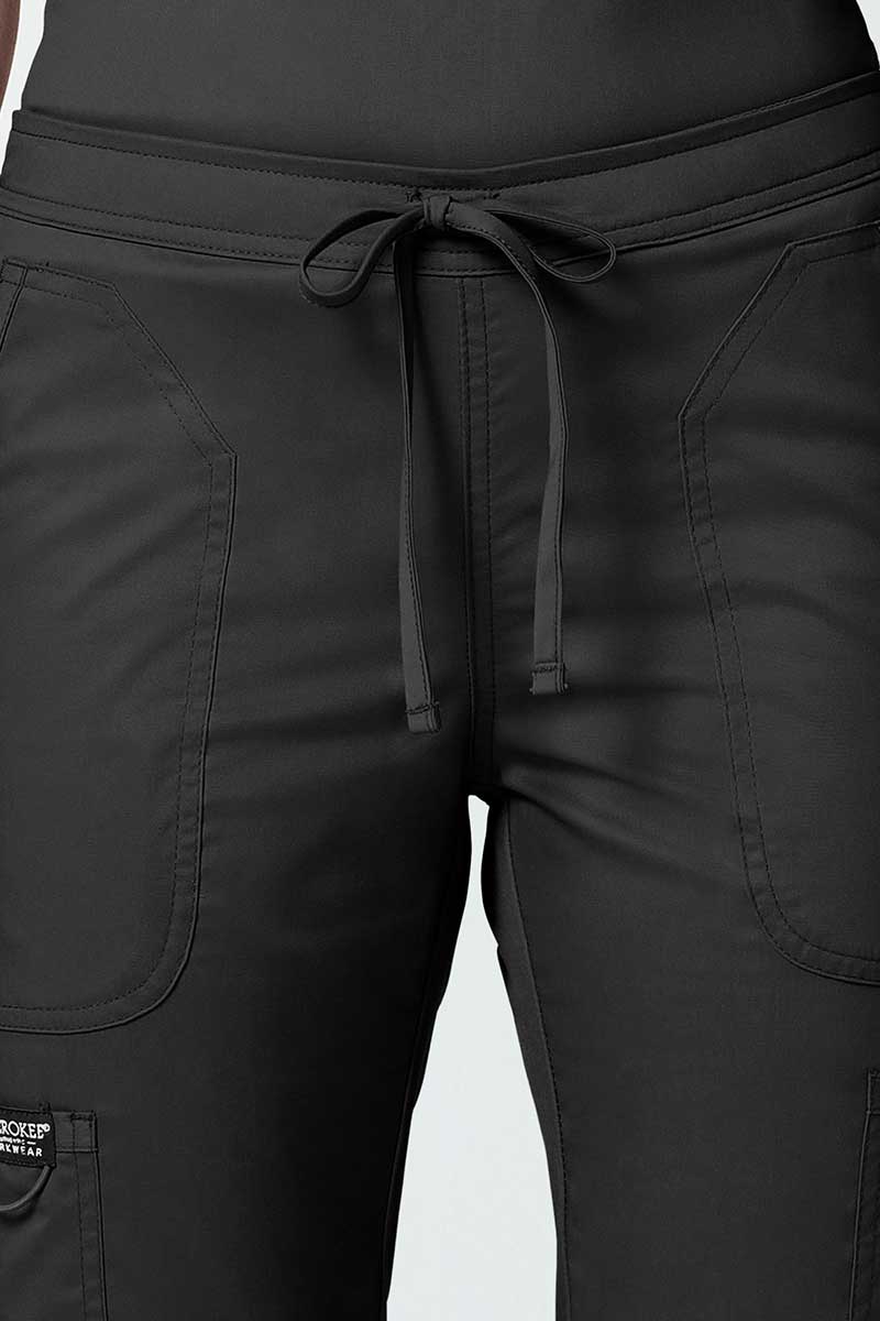 Dámske lekárske nohavice Cherokee Revolution Flare Leg čierne-3